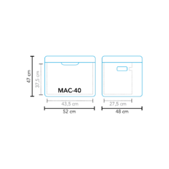 Mestic MAC-40 3 Way Camping Fridge -Deals AwnixTent Store 100 1503620