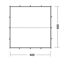 Robens Tarp X 4m 11 Robens Tarp X 4m -Deals AwnixTent Store 130186 Tarp 4x4 m Drawing Floorplan 3 2