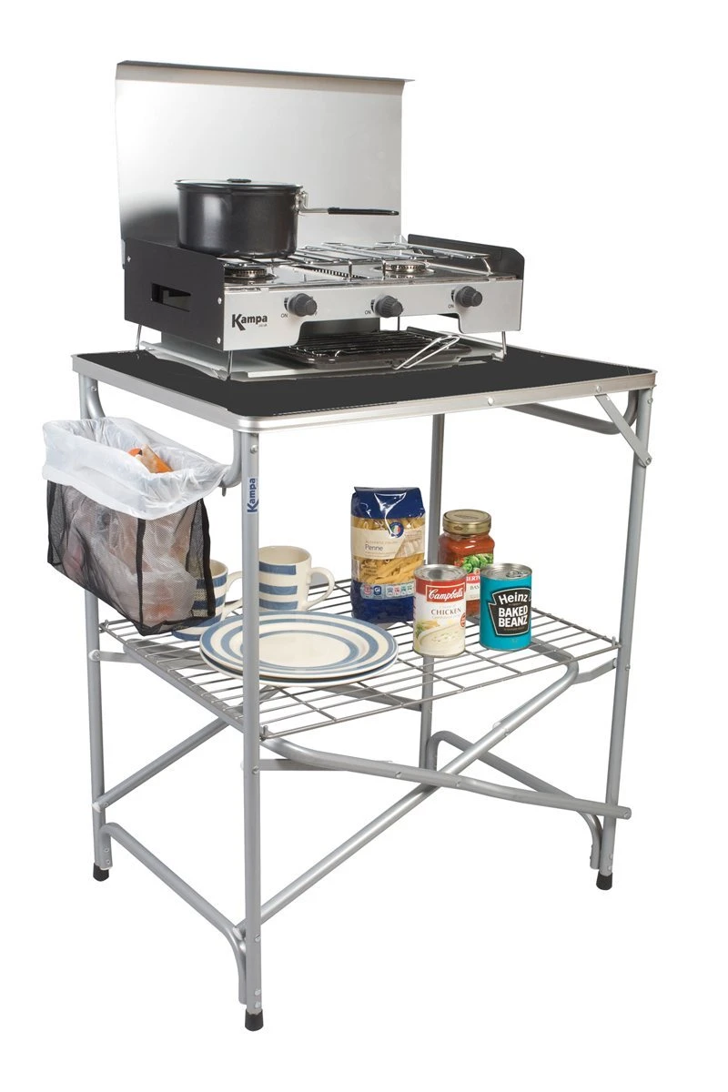 Kampa Major Field Kitchen Stand 3 Kampa Major Field Kitchen Stand