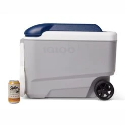 Igloo Maxcold 40 Roller Cool Box - Grey / Blue 24 Igloo Maxcold 40 Roller Cool Box - Grey / Blue -Deals AwnixTent Store 8 00034687 p