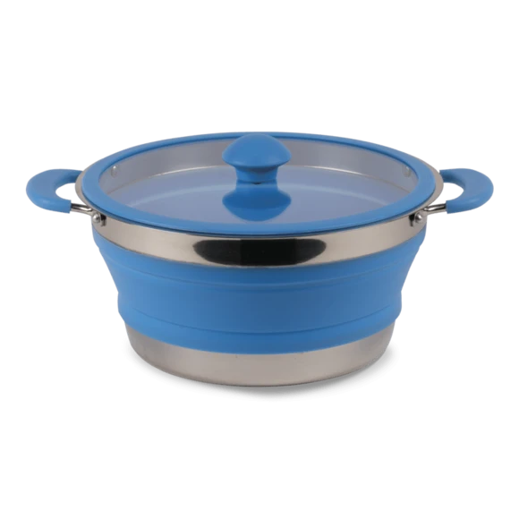 Kampa Collapsible Saucepan 3LTR (Blue) 3 Kampa Collapsible Saucepan 3LTR (Blue)