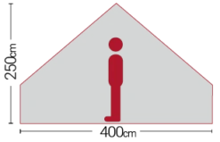 Quest Signature 4m Classic Bell Tent -Deals AwnixTent Store BELL4 6