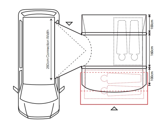 Outdoor Revolution Cayman Curl Low Air Drive Away Awning 2022 15 Outdoor Revolution Cayman Curl Low Air Drive Away Awning 2022 - Image 13