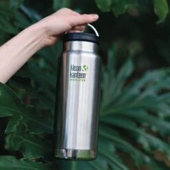 Klean Kanteen Insulated TK Wide With Café Cap 946ml - Black -Deals AwnixTent Store K32TKWSSL BS 32oz bottle insulated hand trees lifestyle bc2c49c2 c64c 4b96 abbb edfbeb3e53f0