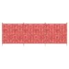 VW Yello 4 Pole Windbreak (RED) -Deals AwnixTent Store WB060 VW deluxe 4 pole windbreak red 1
