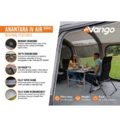 Vango Anantara IV Air 650XL Tent -Deals AwnixTent Store anantara iv air 650xl 4
