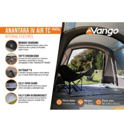 Vango Anantara Air TC 450XL Tent 15 Vango Anantara Air TC 450XL Tent -Deals AwnixTent Store anantara iv air tc 450xl 4