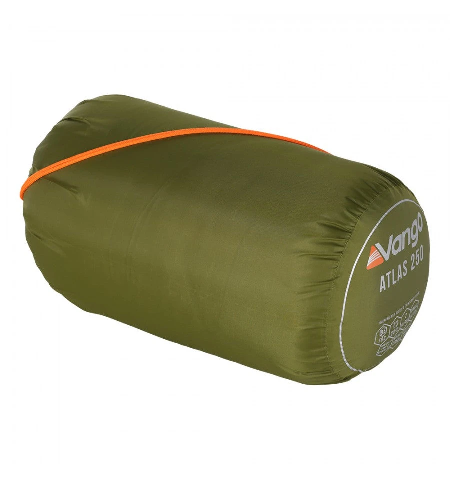 Vango Atlas 250 Sleeping Bag Herbal 5 Vango Atlas 250 Sleeping Bag Herbal - Image 3