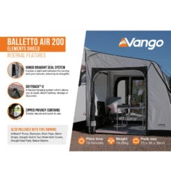 Vango Balletto Air 200 Caravan Awning 17 Vango Balletto Air 200 Caravan Awning -Deals AwnixTent Store balletto air 200 elements shield 4