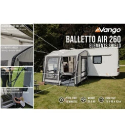 Vango Balletto 260 Air Awning Elements Shield -Deals AwnixTent Store balletto air 260 elements shield 1