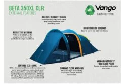 Vango Beta 350XL CLR Tent -Deals AwnixTent Store beta 350xl clr 2