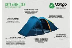 Vango Beta 450XL CLR XL Tent -Deals AwnixTent Store beta 450xl clr