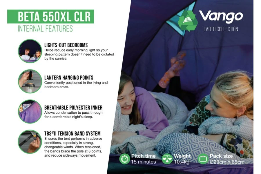Vango Beta 550XL CLR XL Tent 6 Vango Beta 550XL CLR XL Tent - Image 4