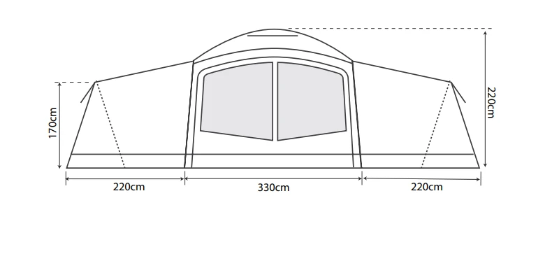 Outdoor Revolution Camp Star 1200 Air Tent Bundle 5 Outdoor Revolution Camp Star 1200 Air Tent Bundle - Image 3