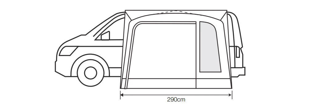 Outdoor Revolution Cayman Cona F/G Drive Away Awning With Free Footprint And Carpet 5 Outdoor Revolution Cayman Cona F/G Drive Away Awning With Free Footprint And Carpet - Image 3