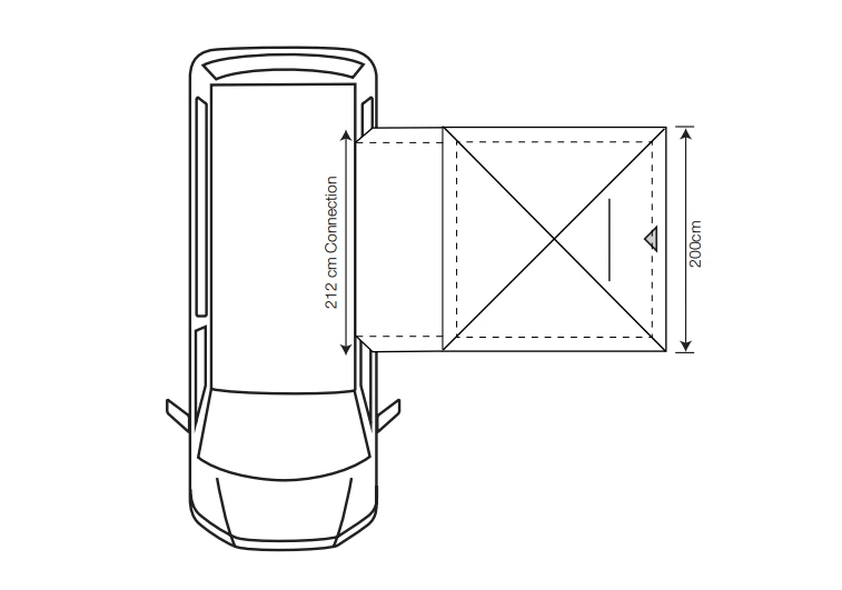 Outdoor Revolution Cayman Handi Low Drive Away Awning 4 Outdoor Revolution Cayman Handi Low Drive Away Awning - Image 2