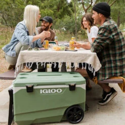Igloo ECOCOOL Latitude 90 QT Roller Cooler -Deals AwnixTent Store ecocool latitude roller