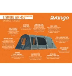 Vango Lismore Air 450 Tent Package -Deals AwnixTent Store lismore air 450 package 3