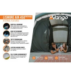 Vango Lismore Air 450 Tent Package -Deals AwnixTent Store lismore air 450 package 4