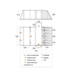 Vango Rome II 650XL Airbeam Tent - With Free Footprint -Deals AwnixTent Store rome ii air 650xl