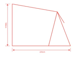 Outdoor Revolution Sportlight Steel Pole Annexe -Deals AwnixTent Store sportlite annex