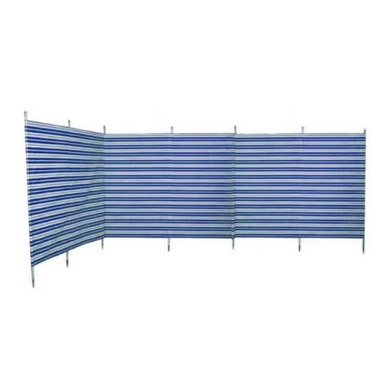 Blue Diamond Traditional 5 Pole Navy Stripe Windbreak 3 Blue Diamond Traditional 5 Pole Navy Stripe Windbreak